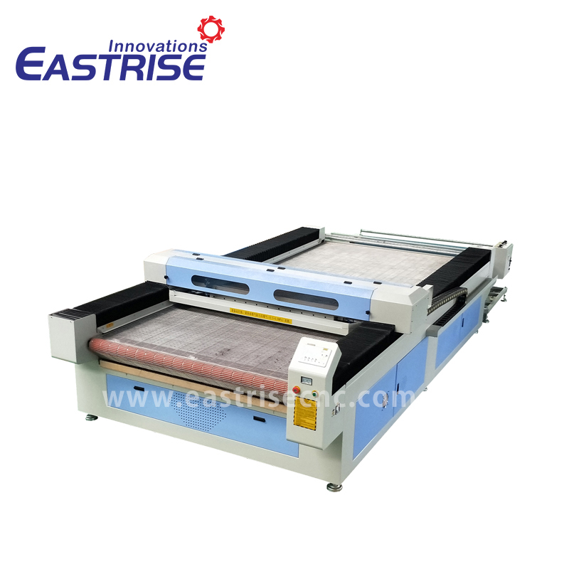 1630 Auto Matning Co2 Laserskärmaskin för textiltyg Tyg läder