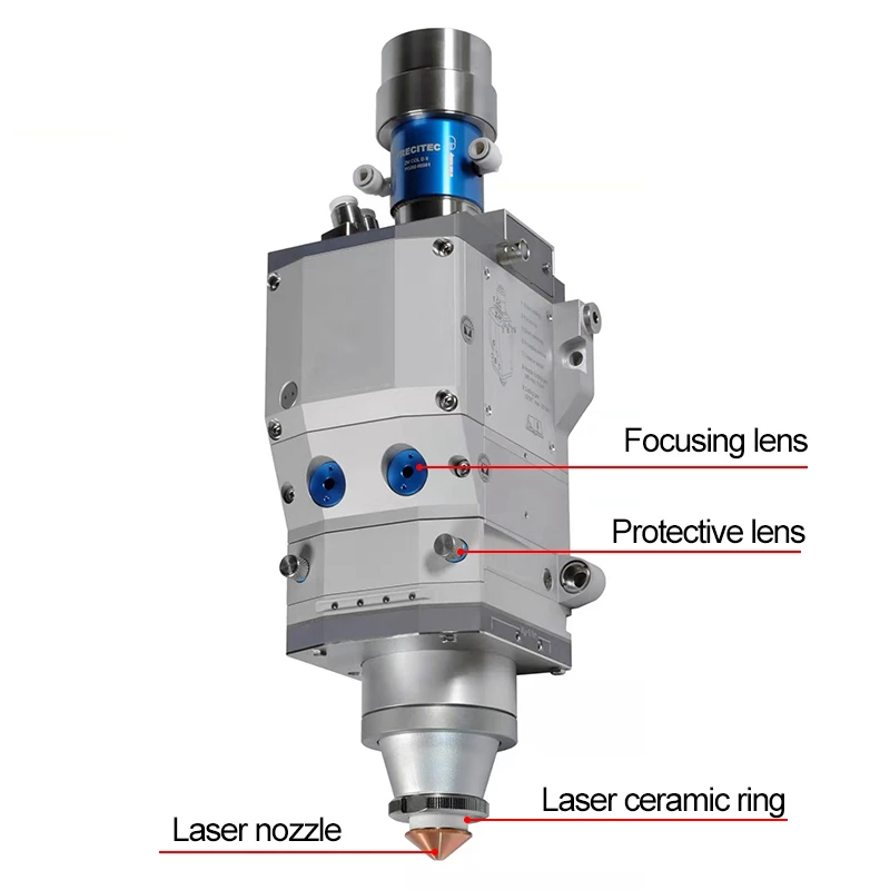 Fiber Laser Skärhuvud Diameter 32mm Plus CNC Svetsmaskin Munstycke Enkel- och Dubbellager Diameter 0,8-6,0 Gänga 14mm