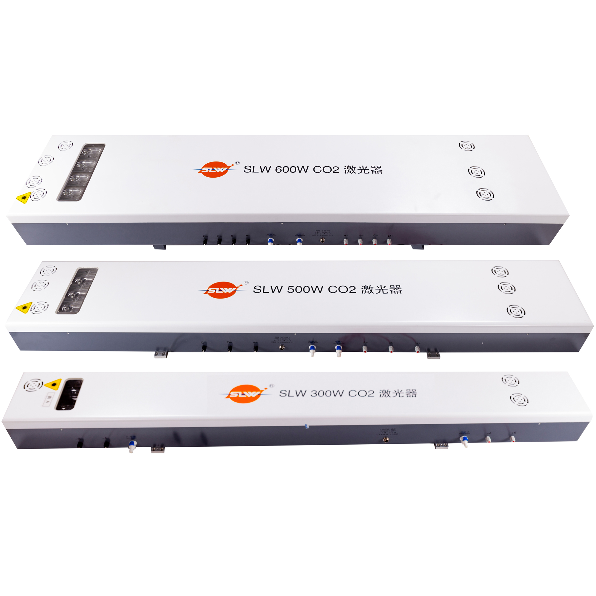 China SLW Brand 220w 300w 500w 600w High Power CO2 Laser Tube