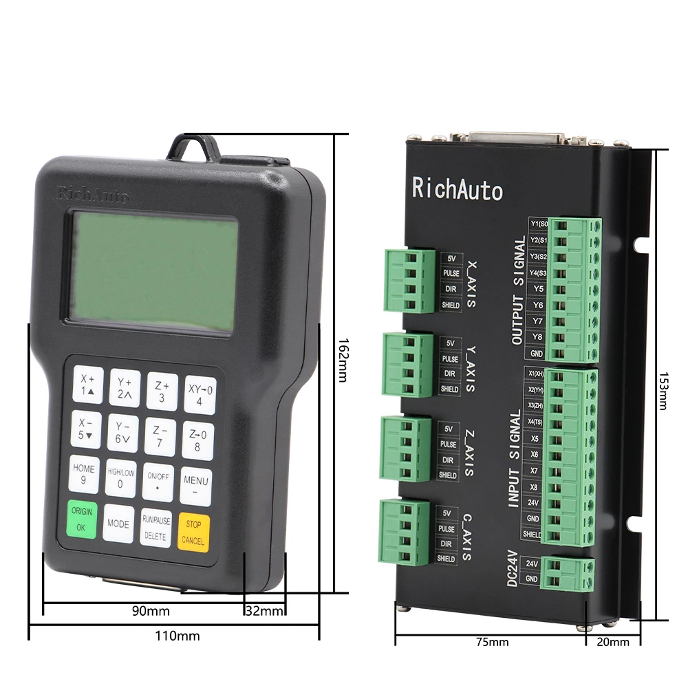 RichAuto DSP A11 DSP Controller engelsk version Används för CNC-routermaskin